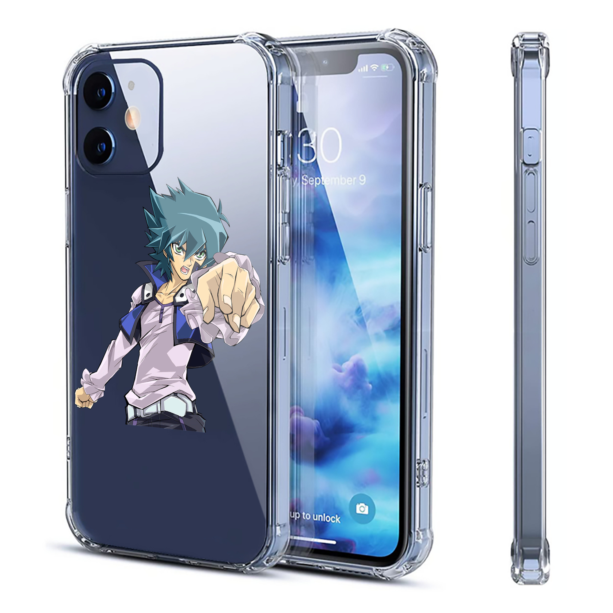 （画像用） 遊☆戯☆王 Yu-Gi-Oh! 【iPhone 12シリーズ対応】透明スマホケース（クリアソフトケース）